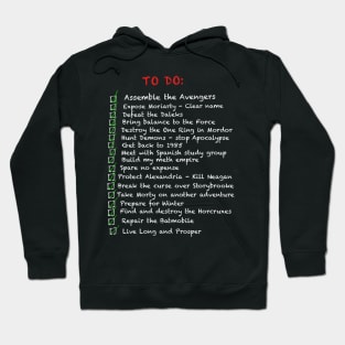 Busy 'to do' list V2 Hoodie